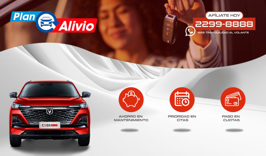 Plan Alivio para servicios de Changan Guatemala
